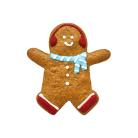 XM2026-059 GINGERBREAD BOY (LEAD TIME: 10 WORKING DAYS / DELIVERY FROM 19 OCT ONWARDS)