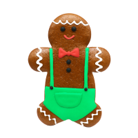 XM2026-067 GIANT GINGERBREAD BOY (LEAD TIME: 10 WORKING DAYS / DELIVERY FROM 19 OCT ONWARDS)