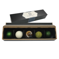 FD26-14 BOX OF 5 ASST PRALINES IN WOODEN BOX (Lead Time: 7 working days)