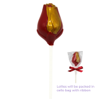 MD26-07 TULIP LOLLI - RED (LEAD TIME: 7 WORKING DAYS)