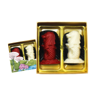 NDP26-25 PAIR OF MERLION CHOCOLATES (Lead Time: 7 working days)