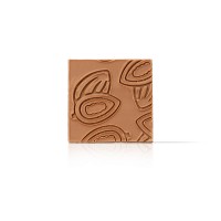 TEXTURED SQUARE COCOA POD MILK DOS72233